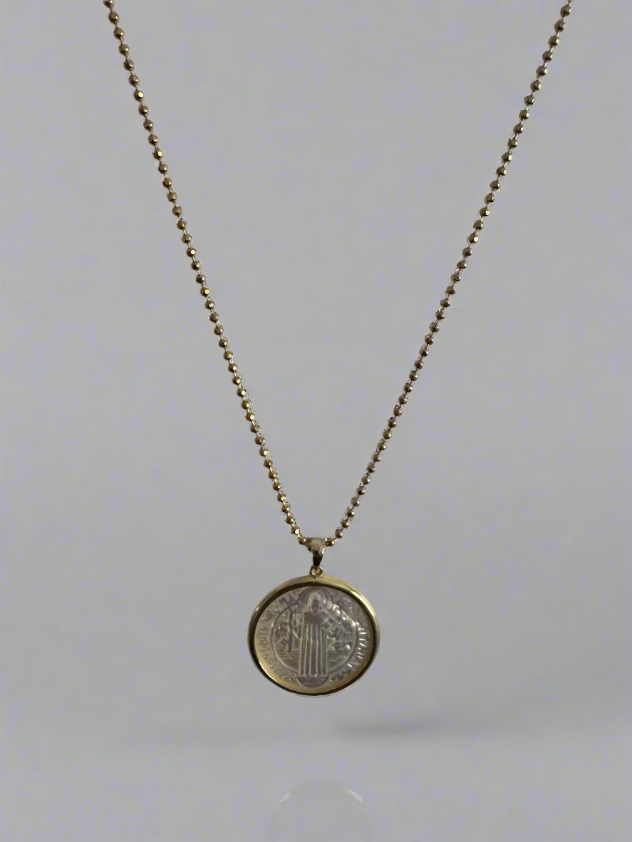 Mother of Pearl Gold Necklace