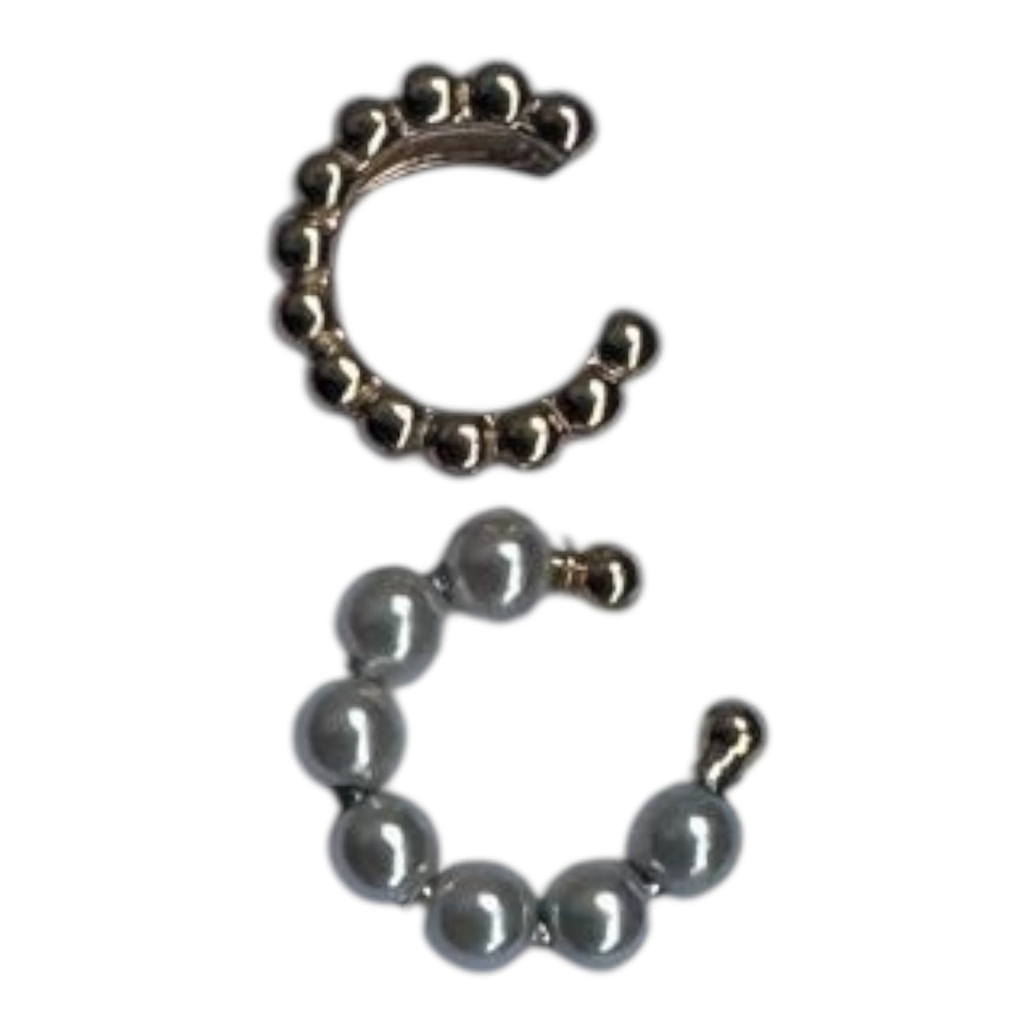 Beaded Cuff Earring Set