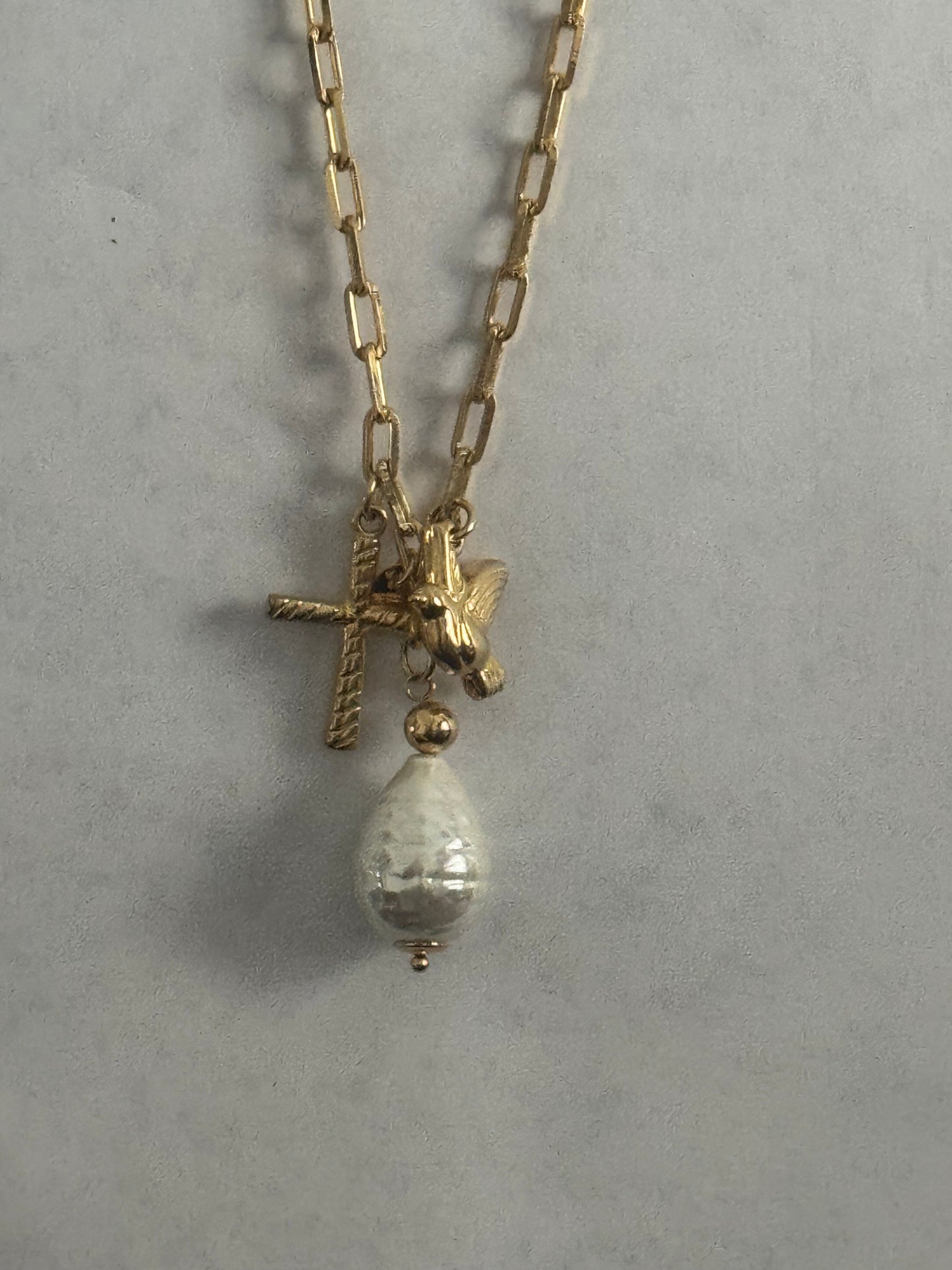 Paper Clip Chain Necklace