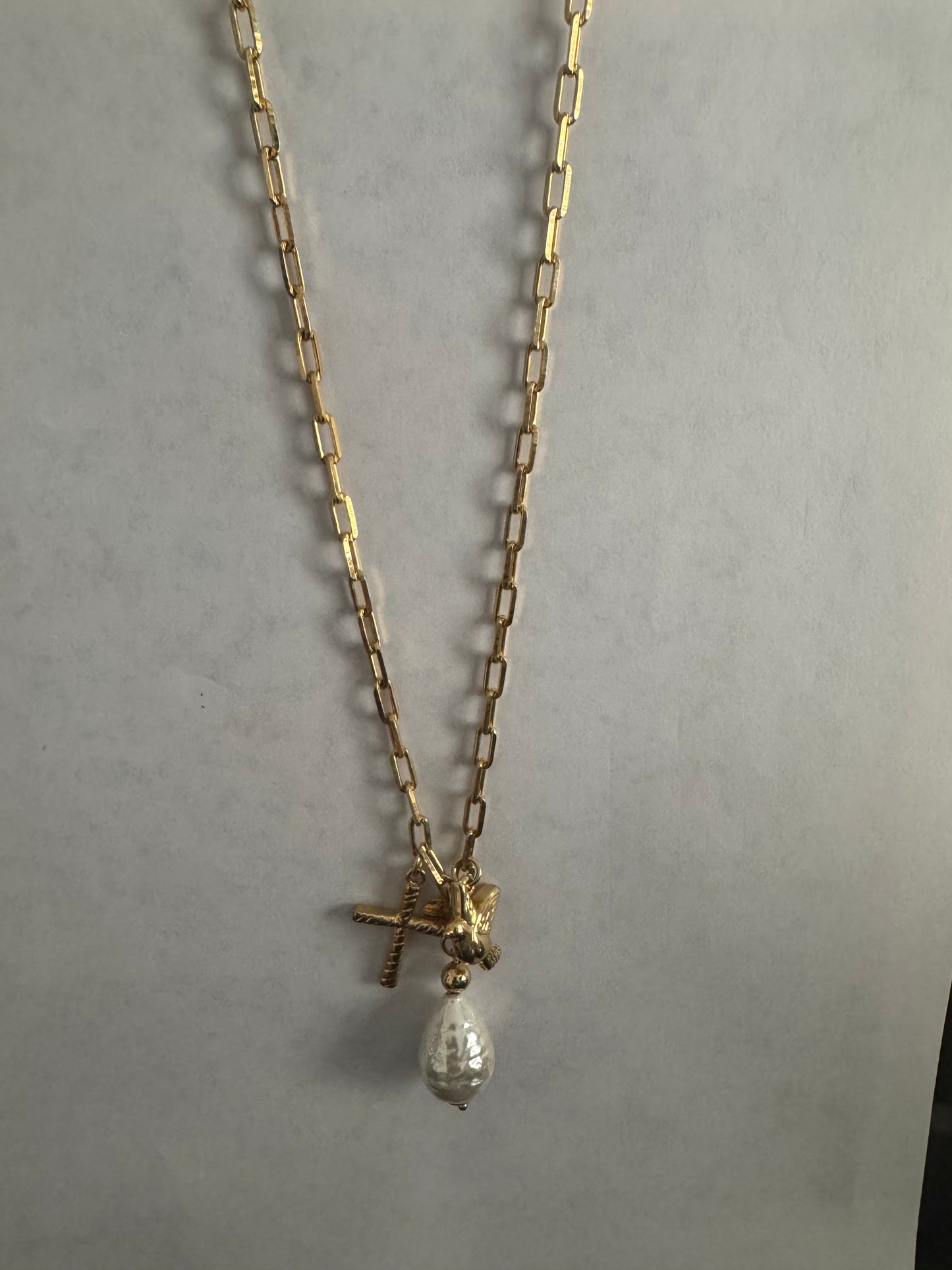 Paper Clip Chain Necklace