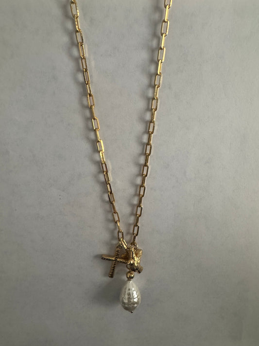 Paper Clip Chain Necklace
