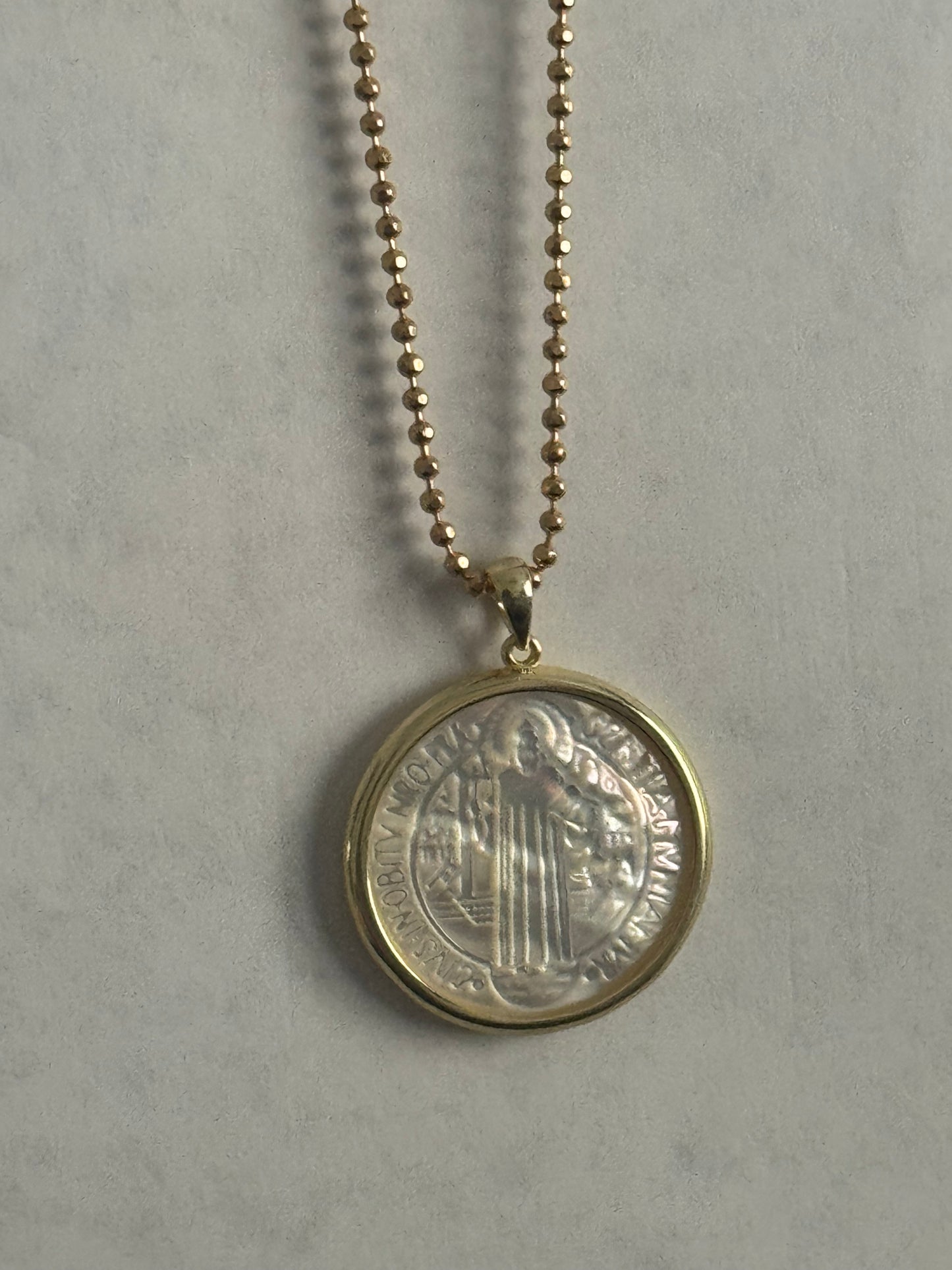 Mother of Pearl Gold Necklace