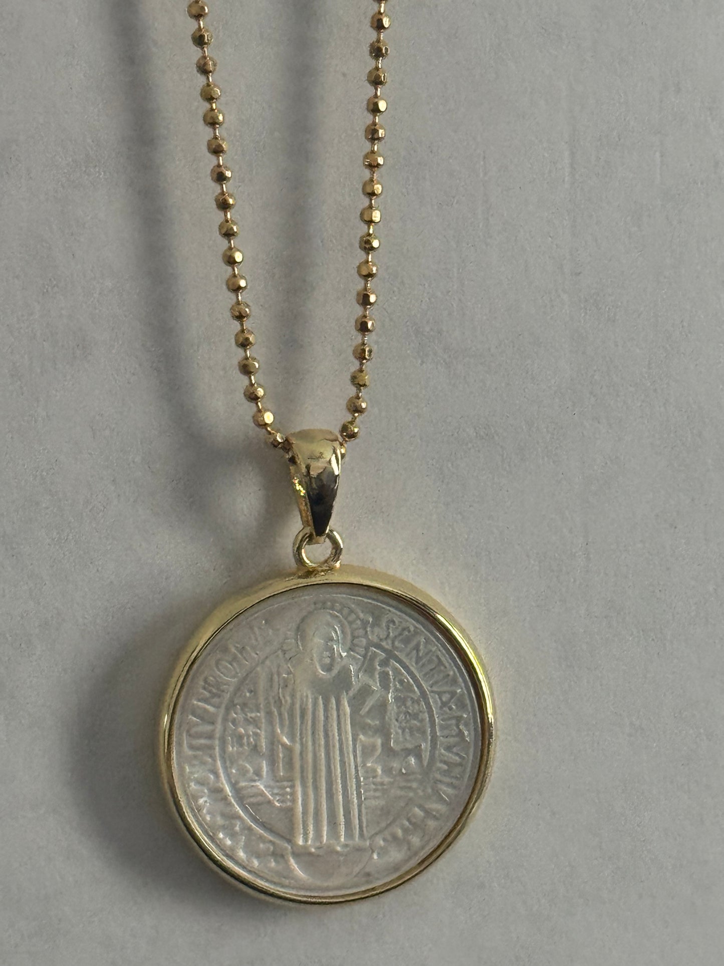 Mother of Pearl Gold Necklace