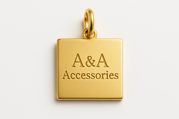 Can you make the medallion bare with just the font and square shaped
